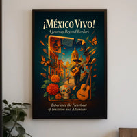 México Vivo Wall Art Journey Beyond Borders Poster PosterGoat