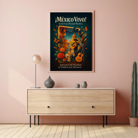 México Vivo Wall Art Journey Beyond Borders Poster PosterGoat