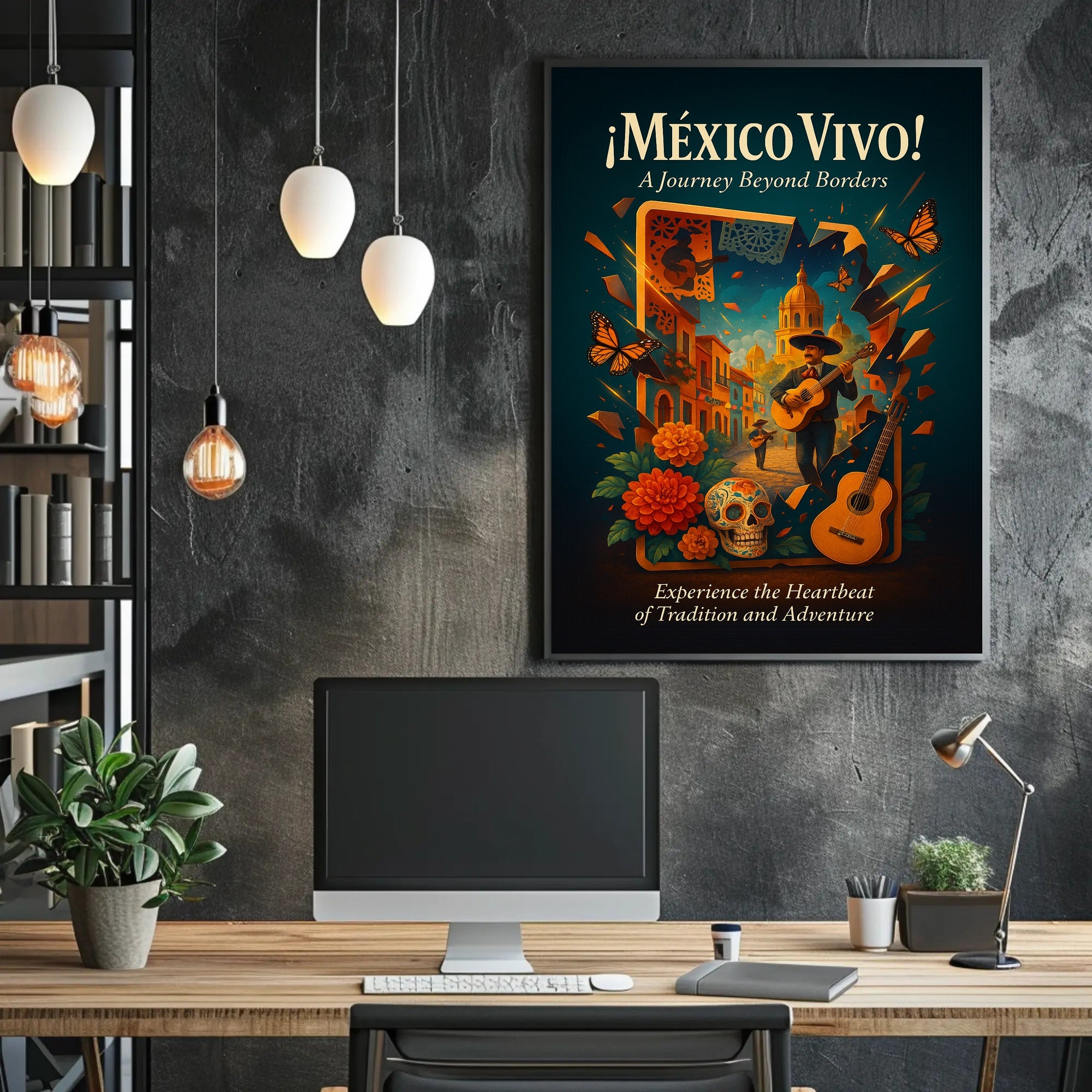 México Vivo Wall Art Journey Beyond Borders Poster PosterGoat
