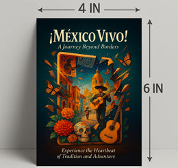 México Vivo Wall Art Journey Beyond Borders Poster PosterGoat