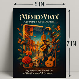 México Vivo Wall Art Journey Beyond Borders Poster PosterGoat