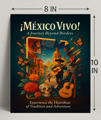 México Vivo Wall Art Journey Beyond Borders Poster PosterGoat