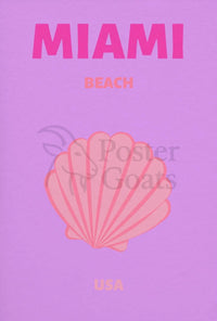 Miami Beach Vibrant Travel Destination Poster PosterGoat