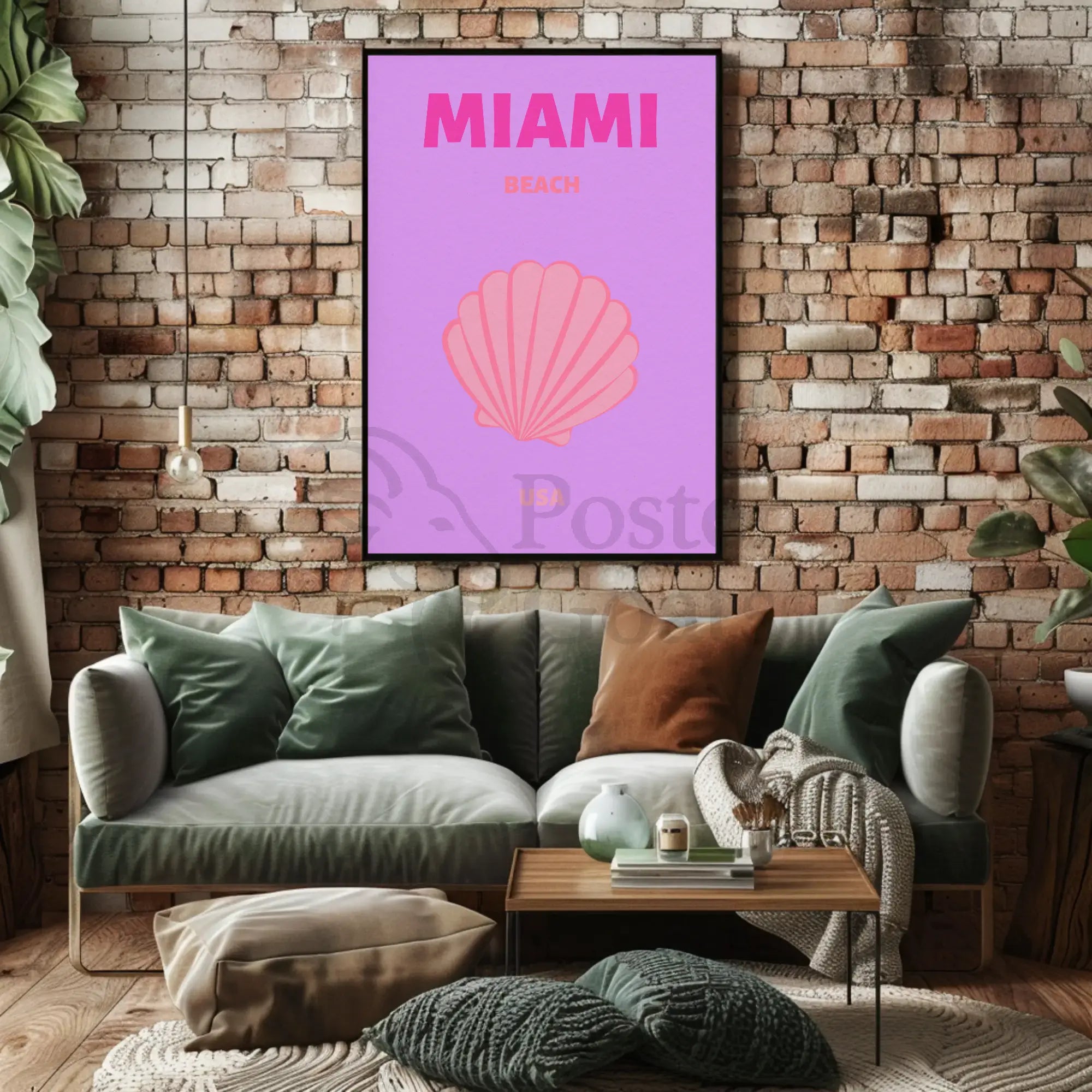 Miami Beach Vibrant Travel Destination Poster PosterGoat