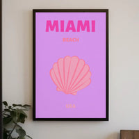 Miami Beach Vibrant Travel Destination Poster PosterGoat