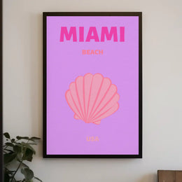 Miami Beach Vibrant Travel Destination Poster PosterGoat