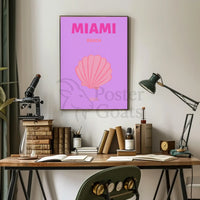 Miami Beach Vibrant Travel Destination Poster PosterGoat