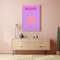 Miami Beach Vibrant Travel Destination Poster PosterGoat