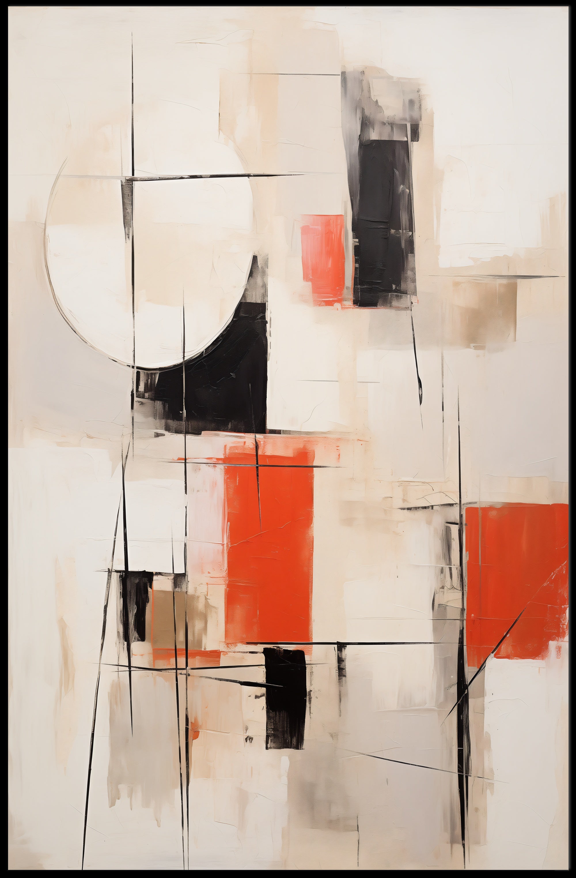Mid-20th Century Abstract Expressionism Art Poster PosterGoat
