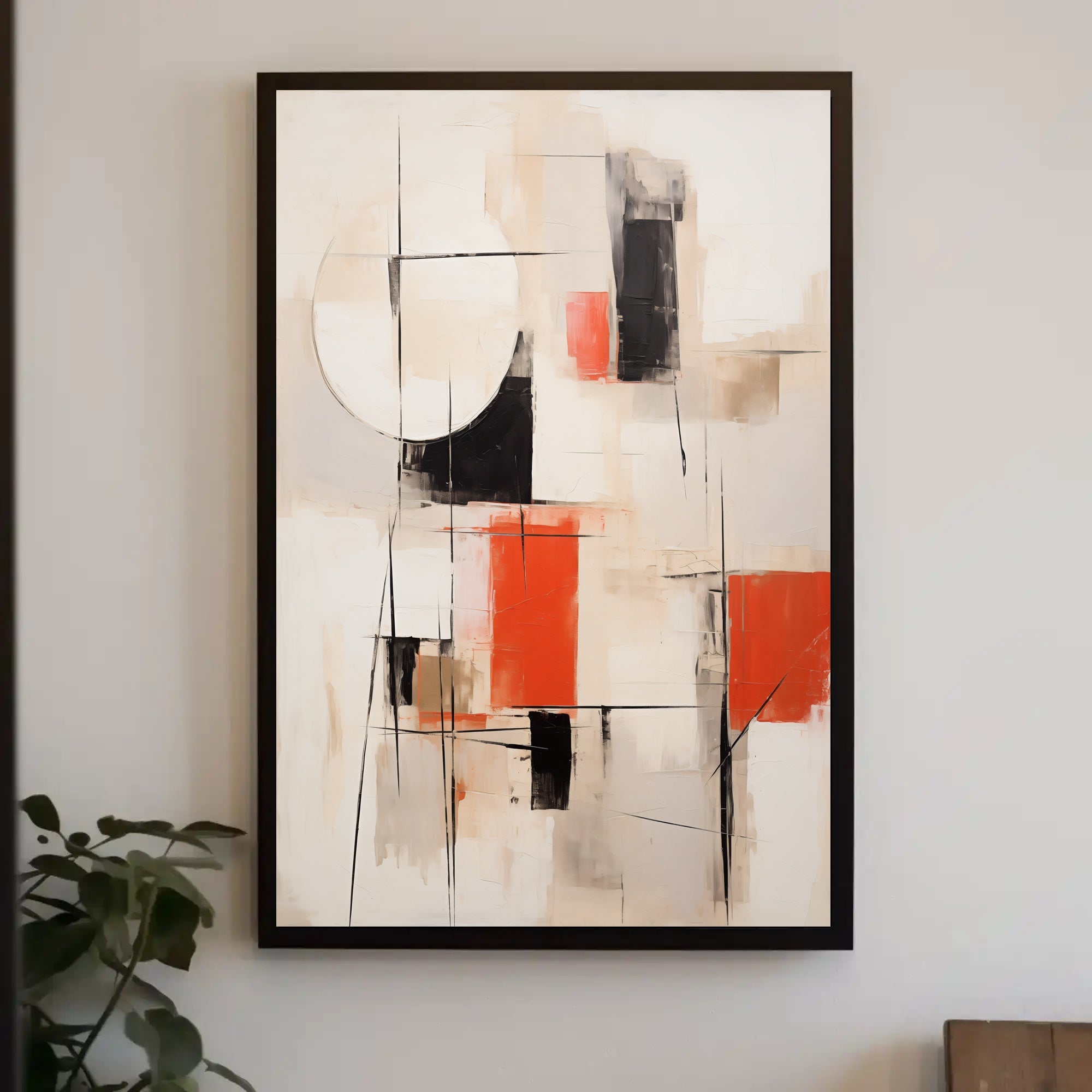 Mid-20th Century Abstract Expressionism Art Poster PosterGoat