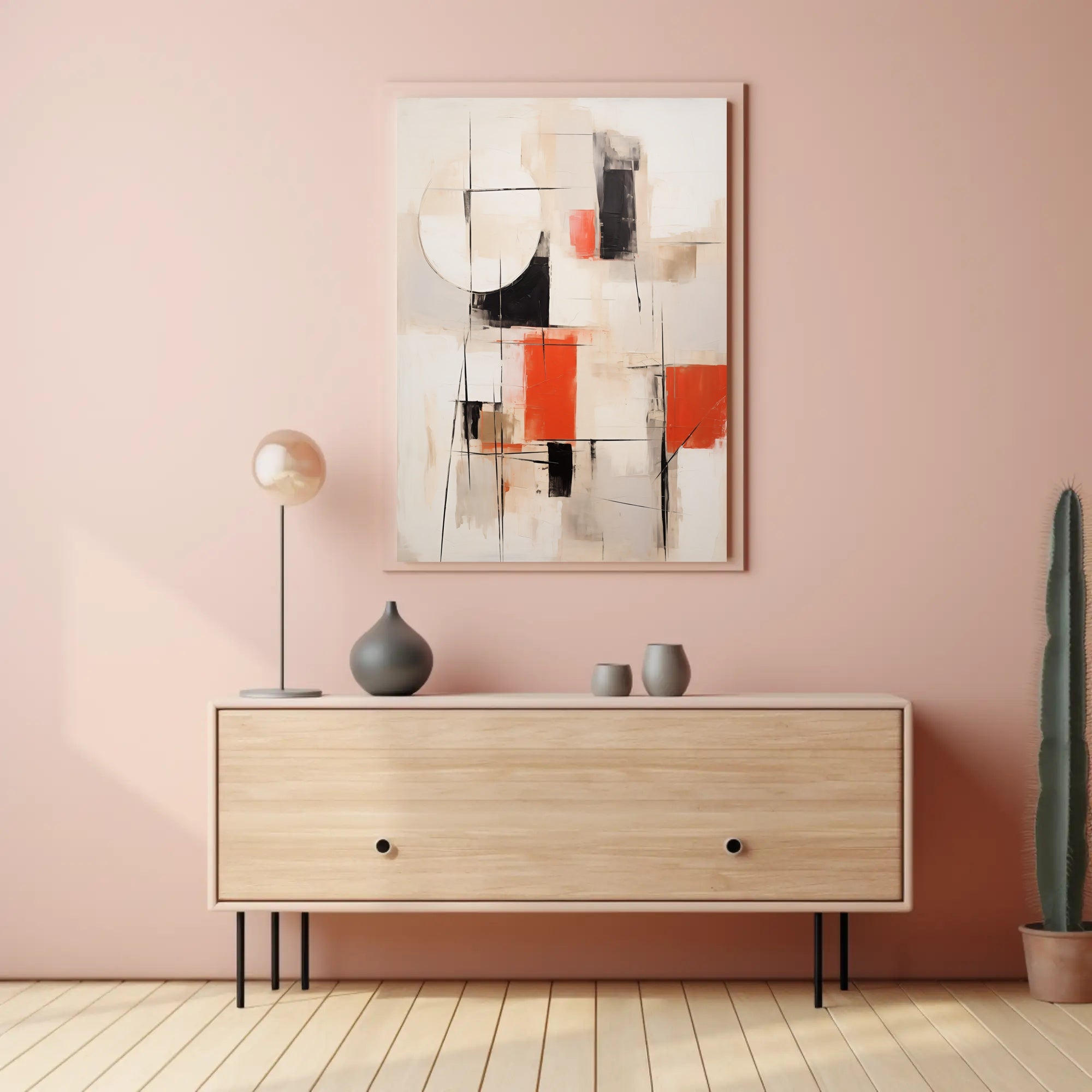 Mid-20th Century Abstract Expressionism Art Poster PosterGoat