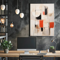 Mid-20th Century Abstract Expressionism Art Poster PosterGoat