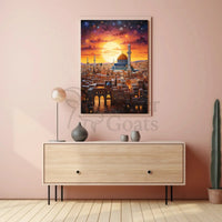 Middle Eastern City Mystical Cultural Heritage Poster PosterGoat
