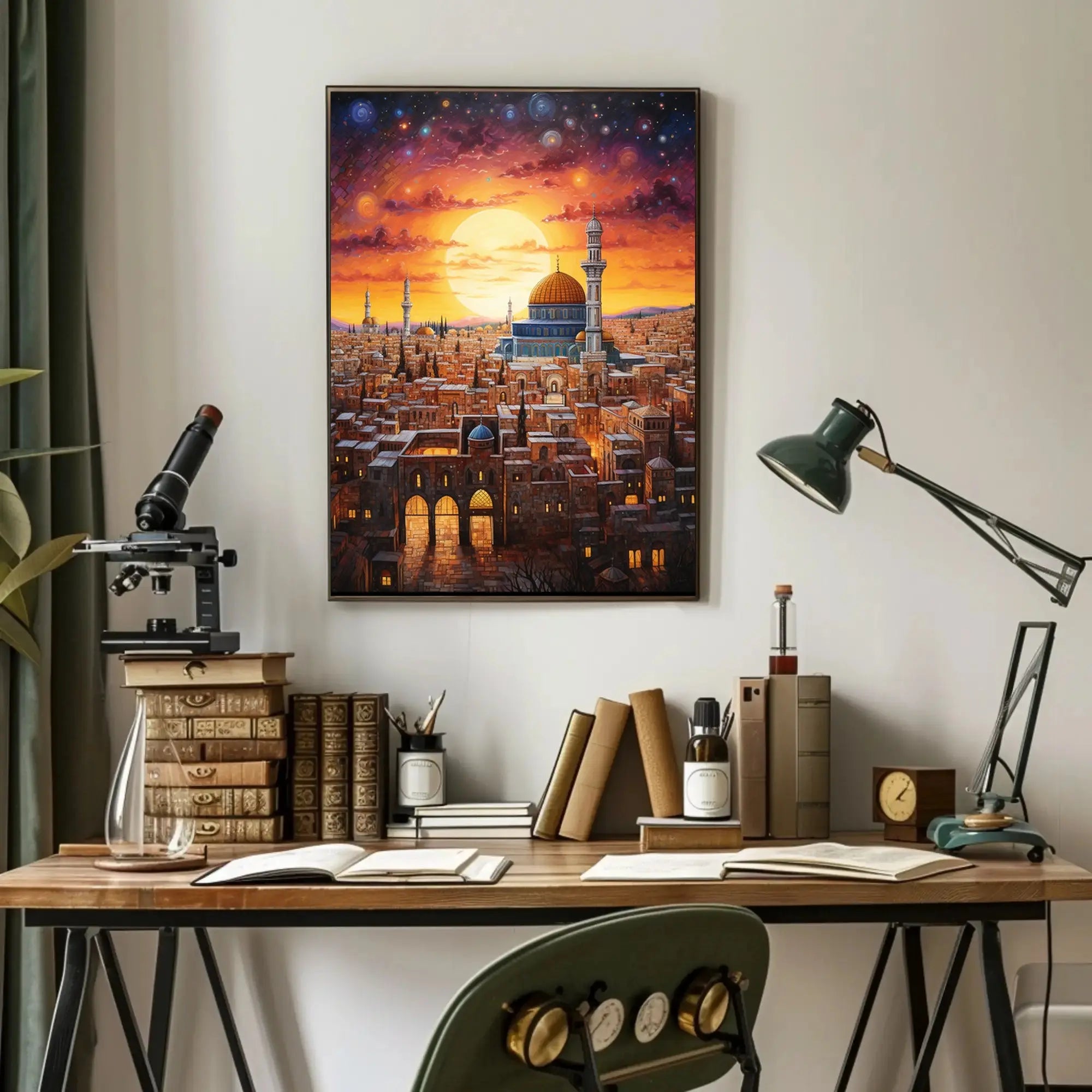 Middle Eastern City Mystical Cultural Heritage Poster PosterGoat