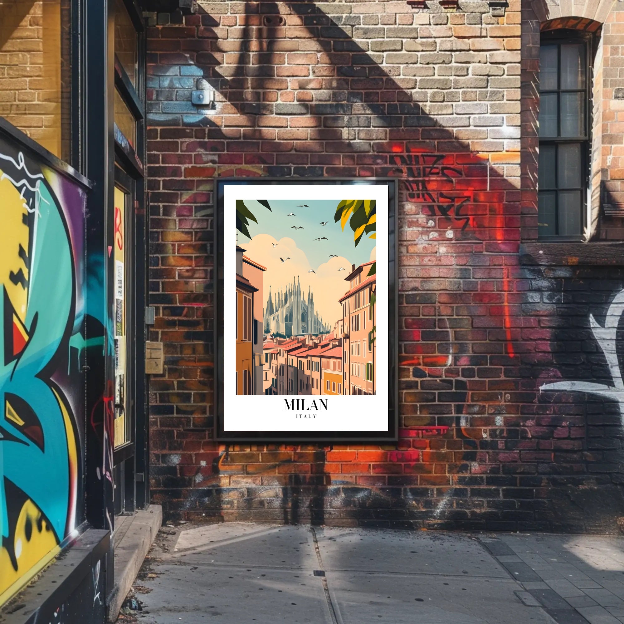 Milan Duomo Cityscape Art Print - Urban or Cityscape Poster PosterGoat