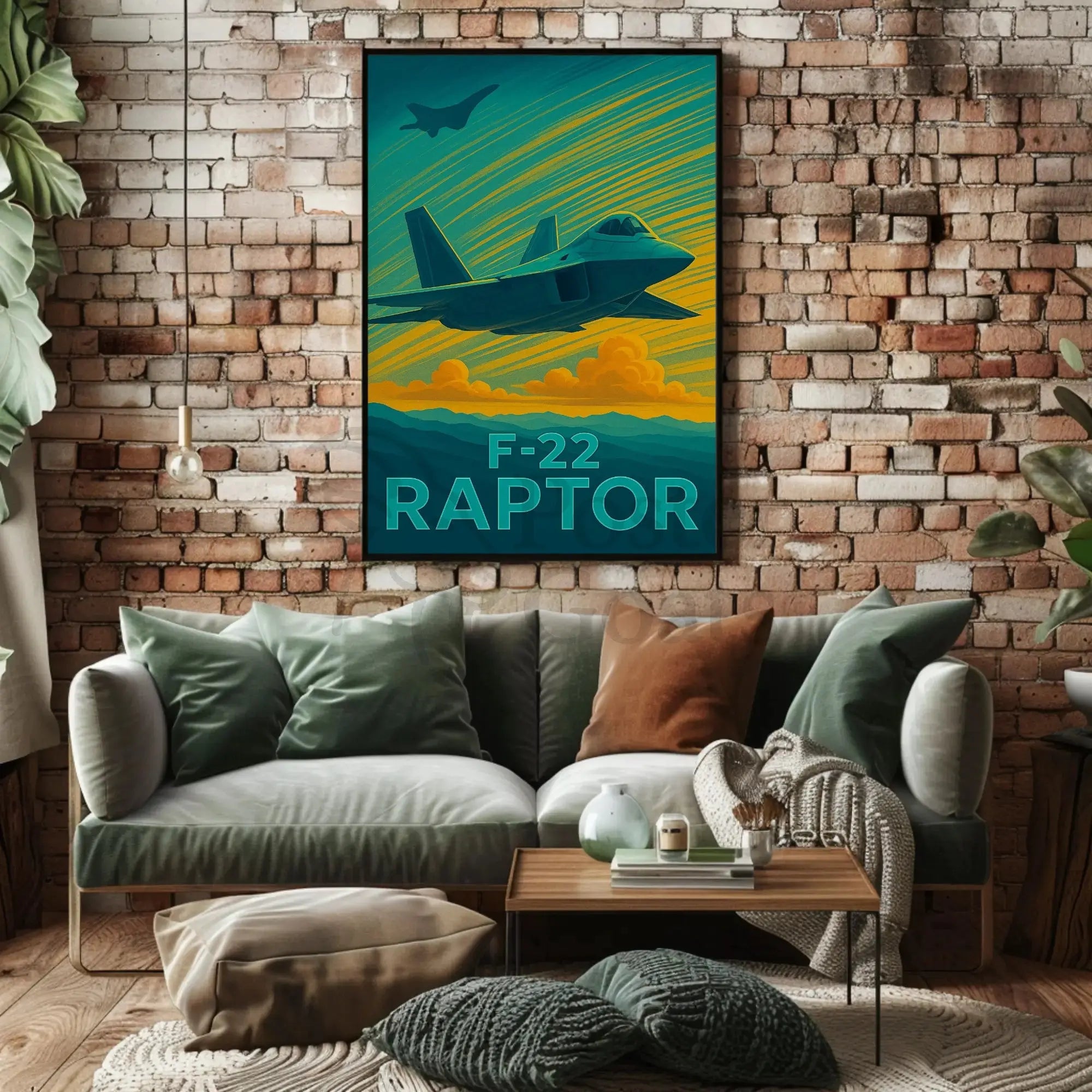 Military Fighter Jet Tribute Poster PosterGoat