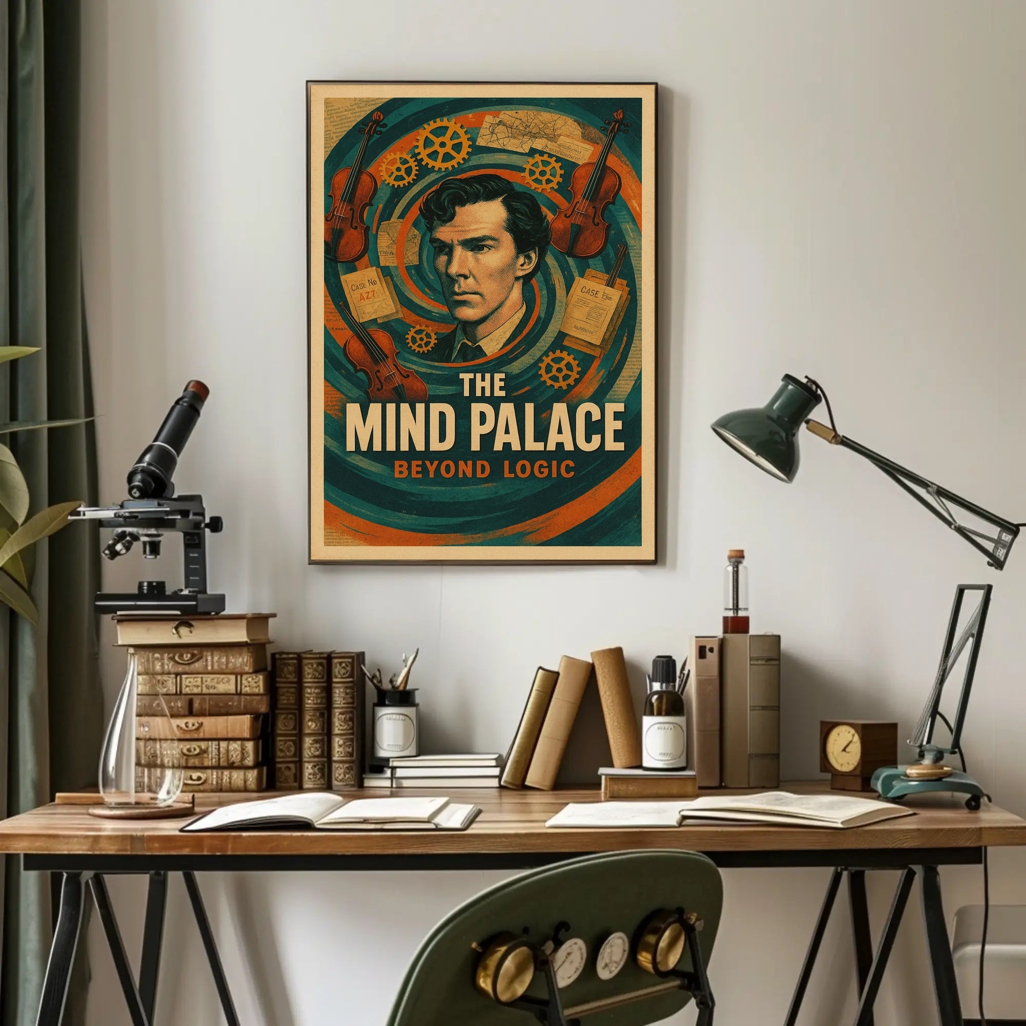 Mind Palace Detective Mystery Art Poster PosterGoat
