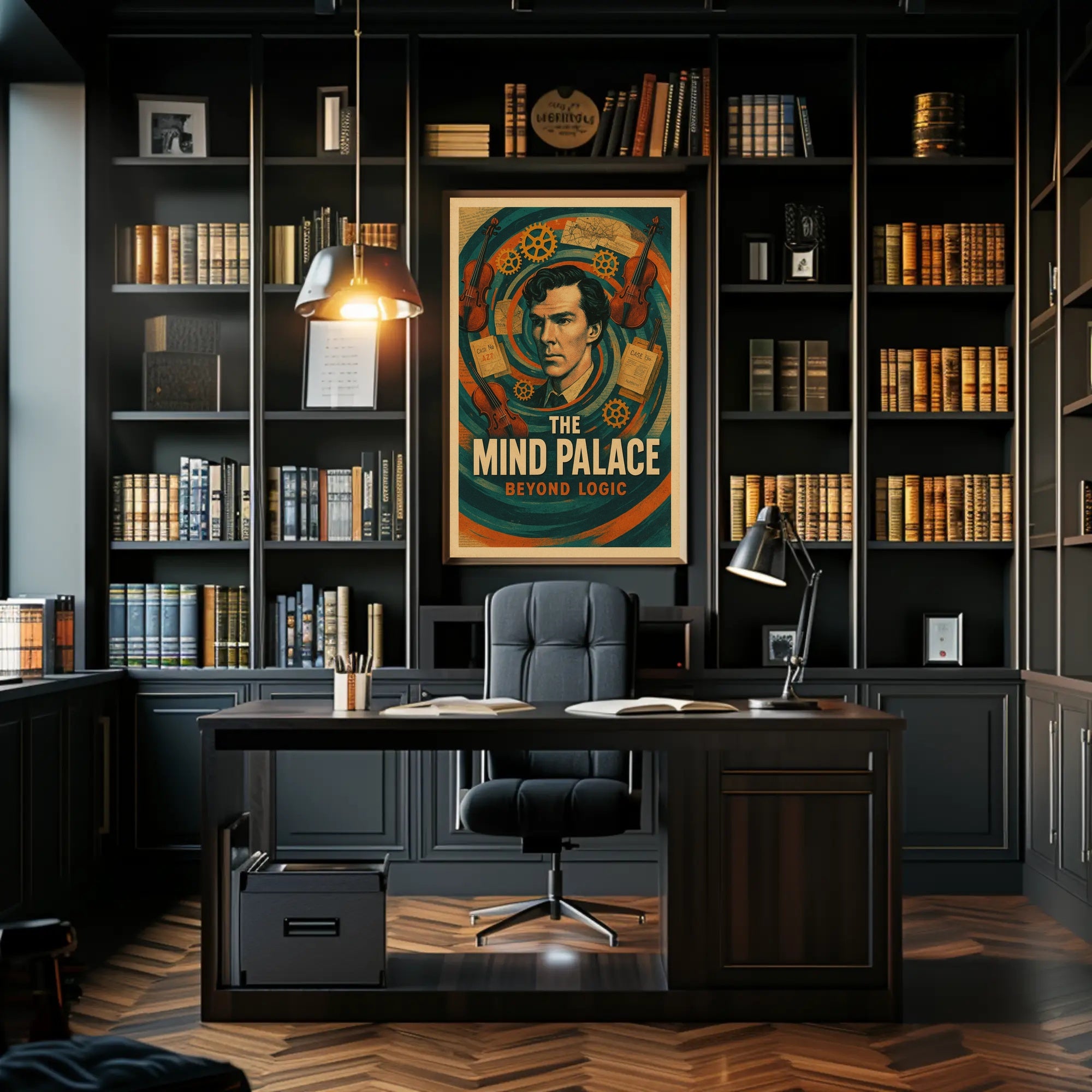 Mind Palace Detective Mystery Art Poster PosterGoat