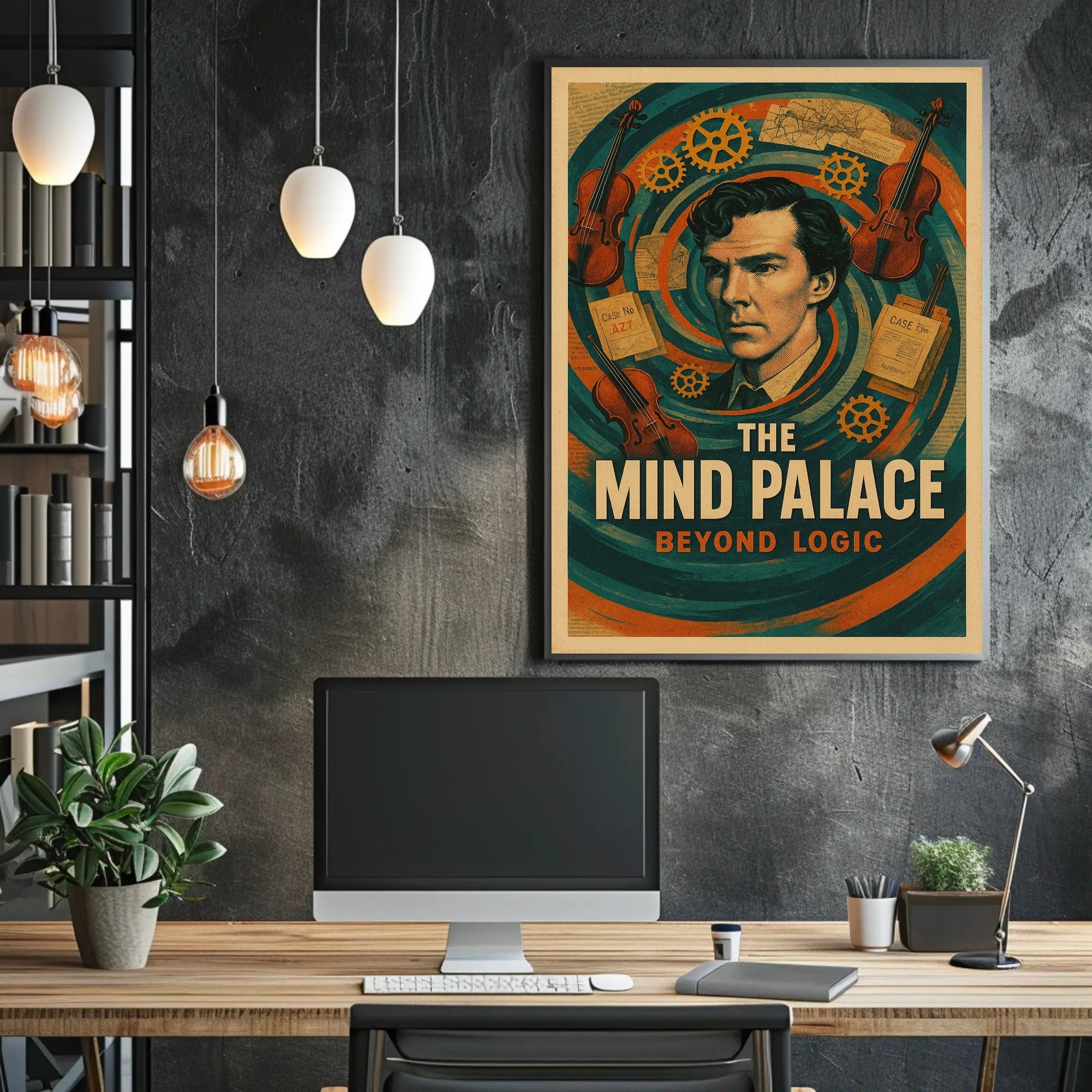 Mind Palace Detective Mystery Art Poster PosterGoat