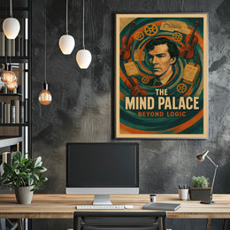 Mind Palace Detective Mystery Art Poster PosterGoat