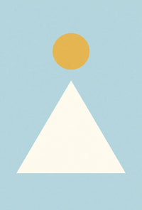 Minimalist Geometric Shapes Art Abstract, Artistic Poster PosterGoat