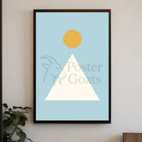 Minimalist Geometric Shapes Art Abstract, Artistic Poster PosterGoat