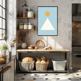 Minimalist Geometric Shapes Art Abstract, Artistic Poster PosterGoat