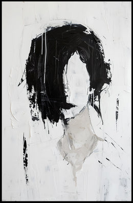 Minimalist Human Figure Abstract Art Print - Artistic Poster PosterGoat