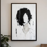 Minimalist Human Figure Abstract Art Print - Artistic Poster PosterGoat