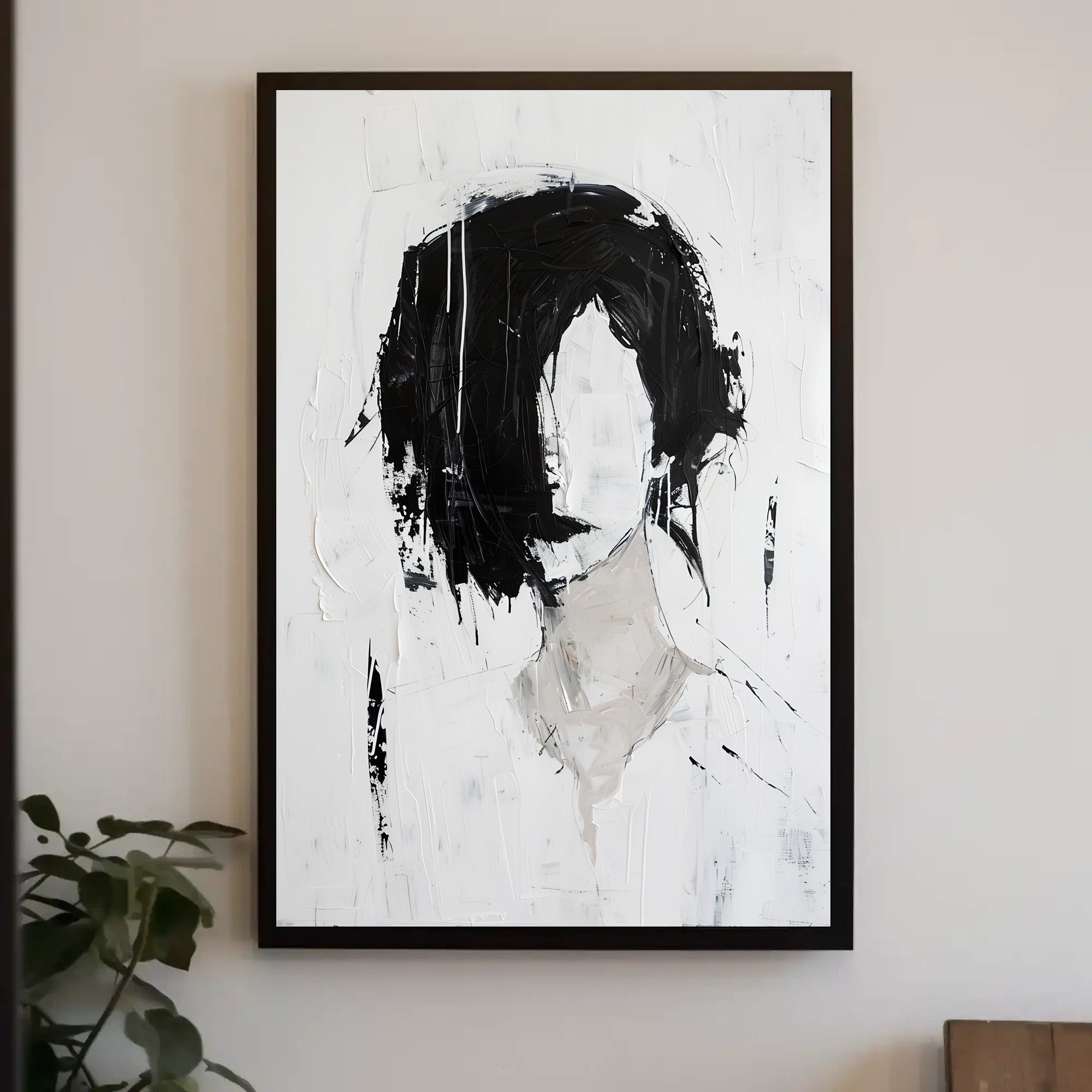 Minimalist Human Figure Abstract Art Print - Artistic Poster PosterGoat