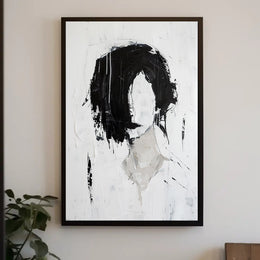 Minimalist Human Figure Abstract Art Print - Artistic Poster PosterGoat