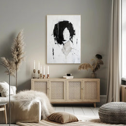 Minimalist Human Figure Abstract Art Print - Artistic Poster PosterGoat