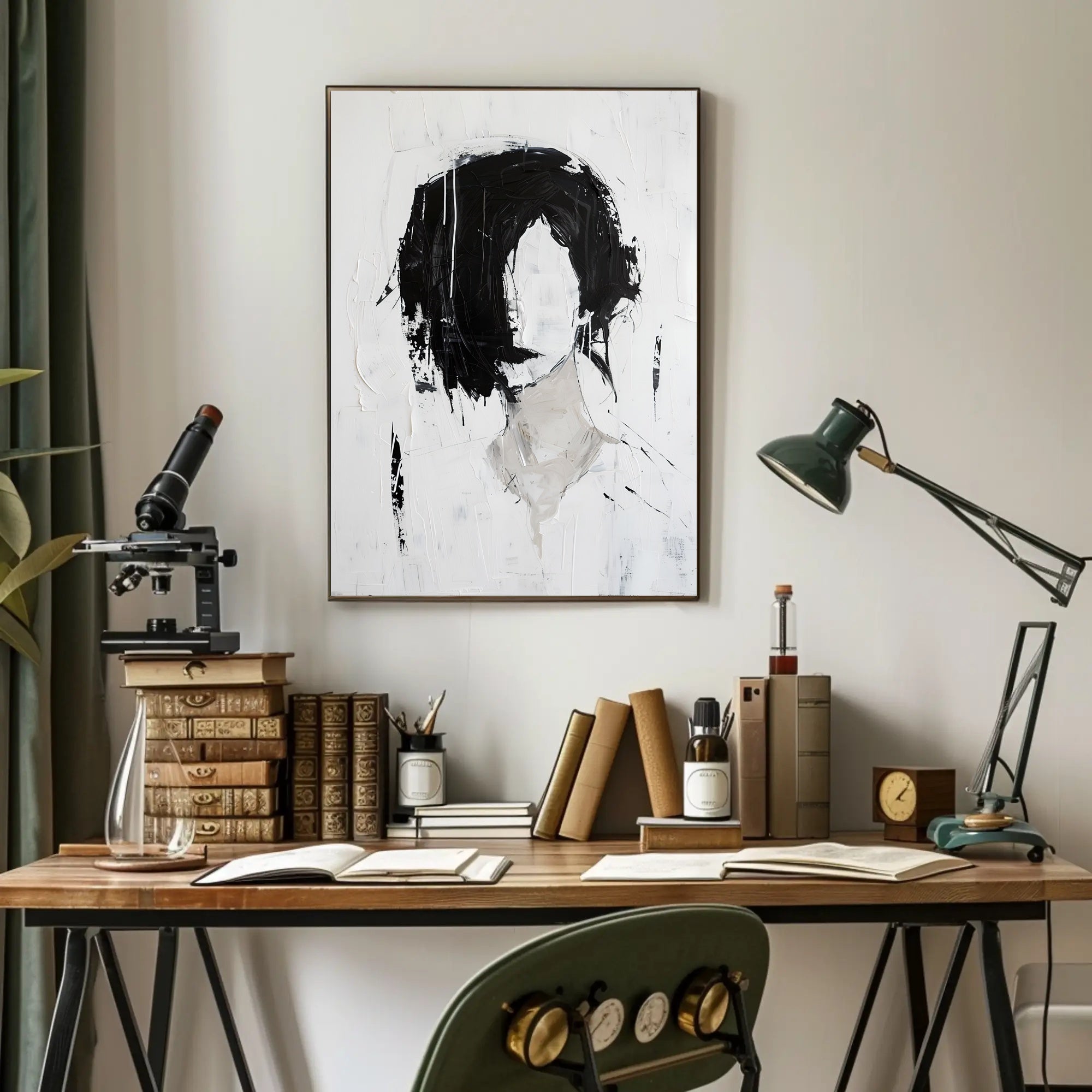 Minimalist Human Figure Abstract Art Print - Artistic Poster PosterGoat