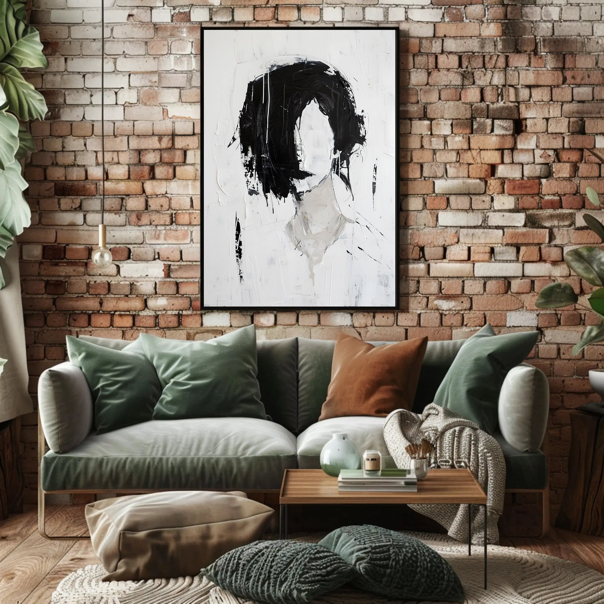 Minimalist Human Figure Abstract Art Print - Artistic Poster PosterGoat