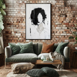 Minimalist Human Figure Abstract Art Print - Artistic Poster PosterGoat