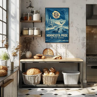 Minnesota Pride We The North Heritage Poster PosterGoat
