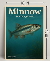Minnow Phoxinus Phoxinus Wall Art Print PosterGoat