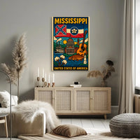 Mississippi Cultural Heritage Celebration Poster PosterGoat
