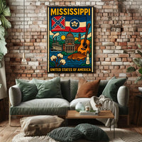 Mississippi Cultural Heritage Celebration Poster PosterGoat