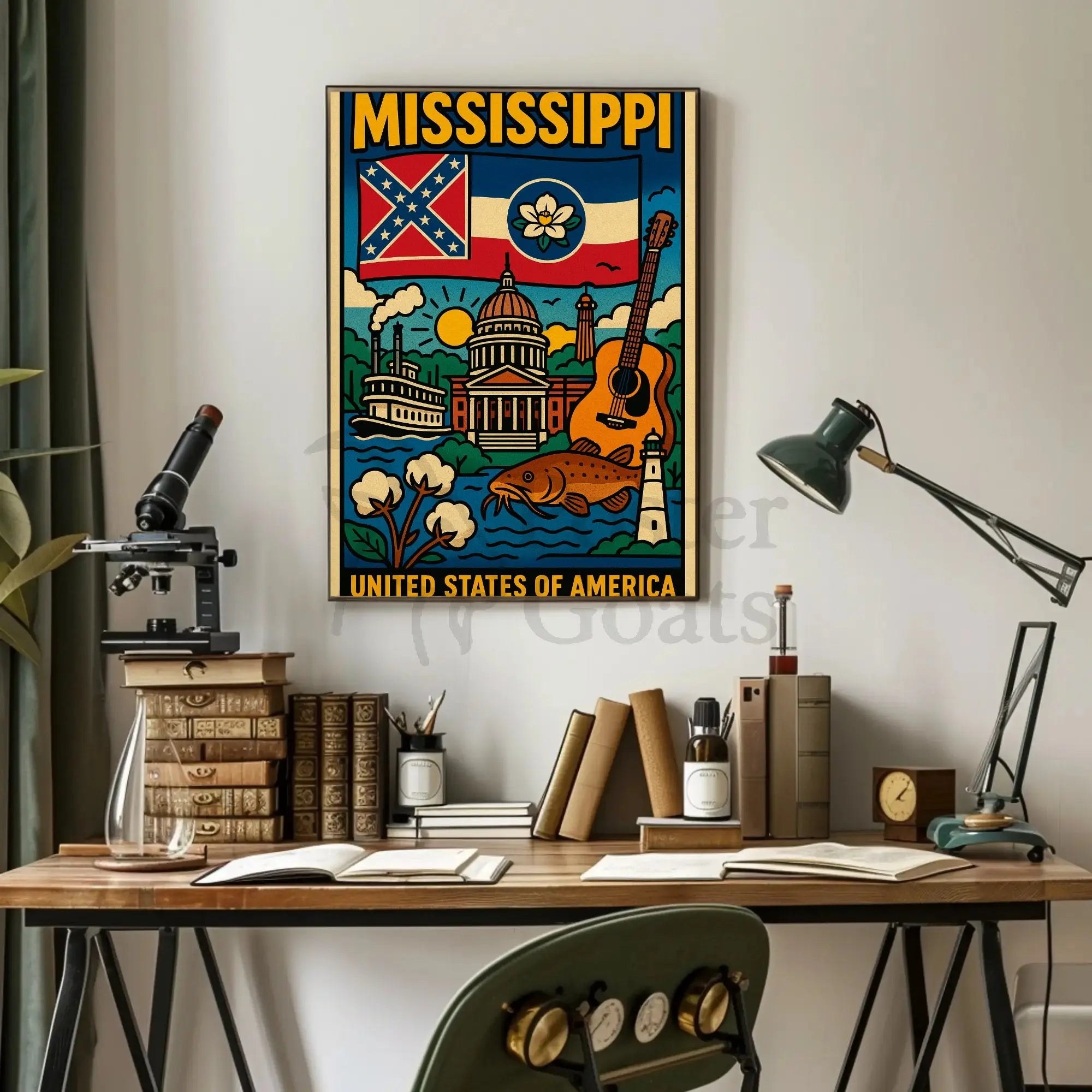 Mississippi Cultural Heritage Celebration Poster PosterGoat