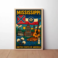 Mississippi Cultural Heritage Celebration Poster PosterGoat