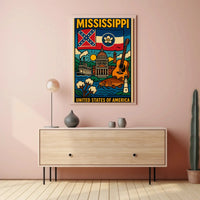 Mississippi Cultural Heritage Celebration Poster PosterGoat