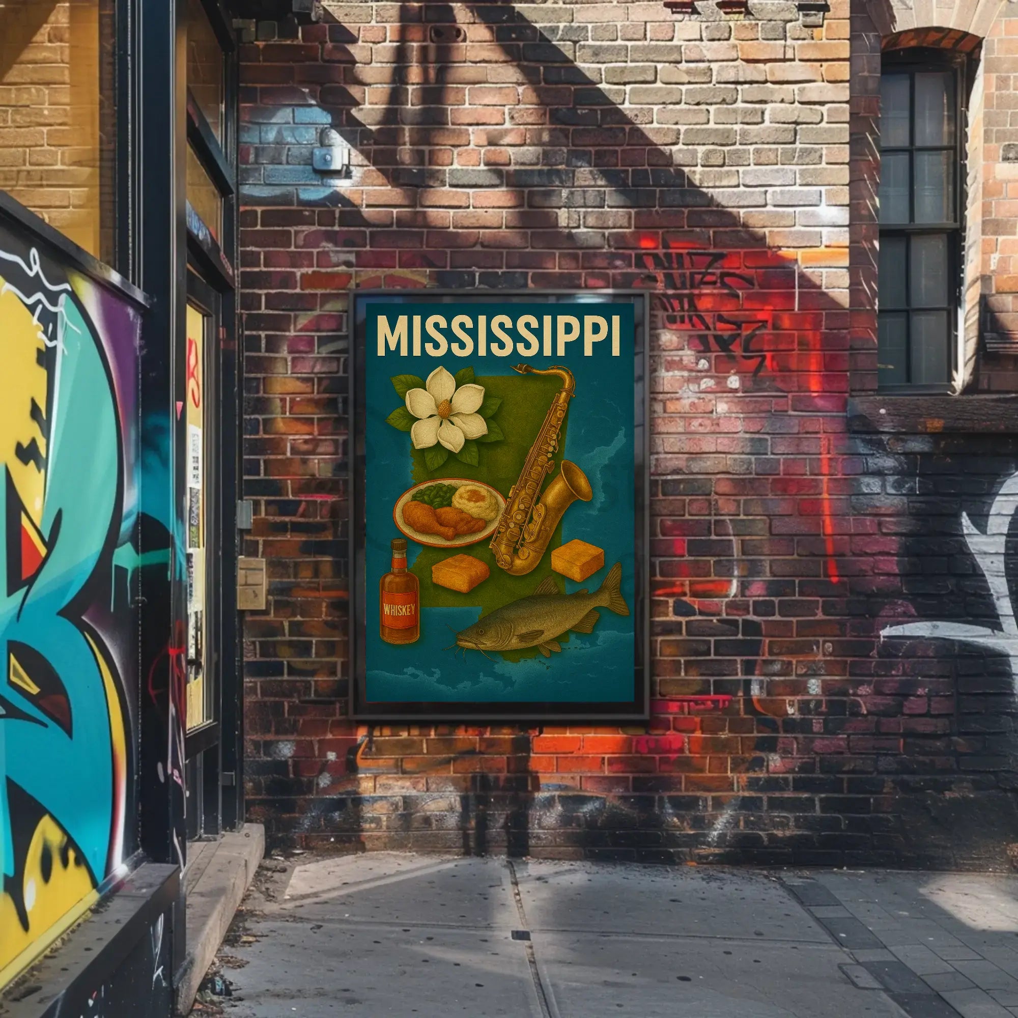 Mississippi Heritage Celebrated: Vintage Cultural or Heritage Poster PosterGoat