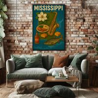 Mississippi Heritage Celebrated: Vintage Cultural or Heritage Poster PosterGoat