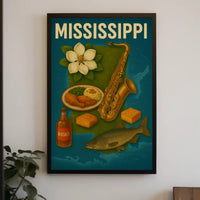 Mississippi Heritage Celebrated: Vintage Cultural or Heritage Poster PosterGoat