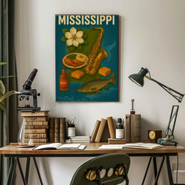 Mississippi Heritage Celebrated: Vintage Cultural or Heritage Poster PosterGoat