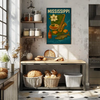 Mississippi Heritage Celebrated: Vintage Cultural or Heritage Poster PosterGoat