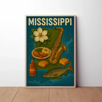Mississippi Heritage Celebrated: Vintage Cultural or Heritage Poster PosterGoat