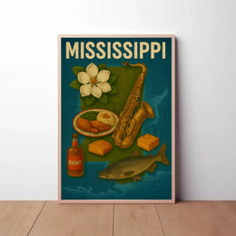 Mississippi Heritage Celebrated: Vintage Cultural or Heritage Poster PosterGoat