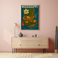 Mississippi Heritage Celebrated: Vintage Cultural or Heritage Poster PosterGoat
